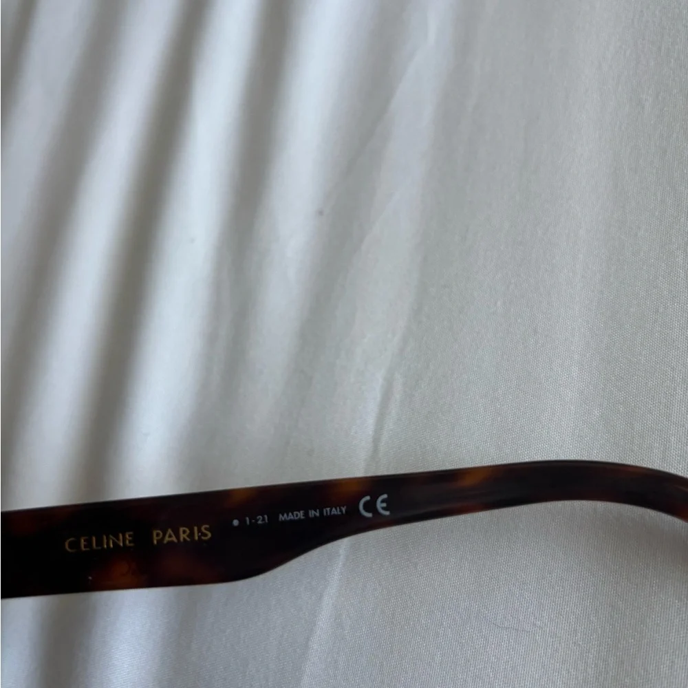 NWT Celine triomphe logo sunglasses brown havana - Picture 11 of 16